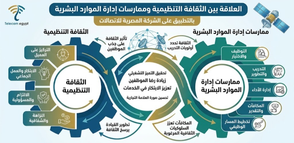 العلاقة بين الثقافة التنظيمية وممارسات إدارة الموارد البشرية