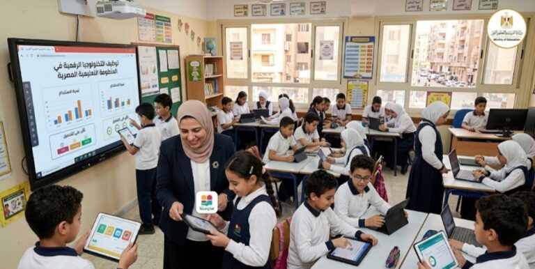 توظيف التكنولوجيا الرقمية في التعليم بمصر