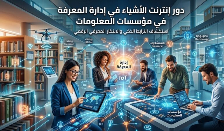 دور إنترنت الأشياء في إدارة المعرفة في مؤسسات المعلومات