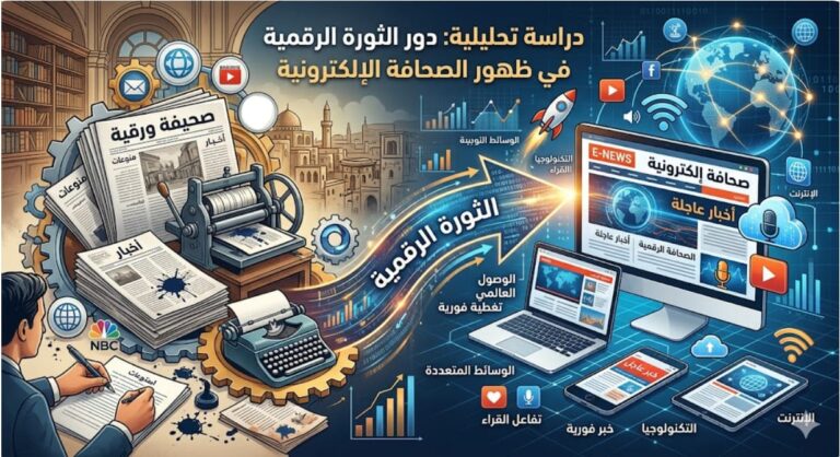 دور الثورة الرقمية في ظهور الصحافة الالكترونية